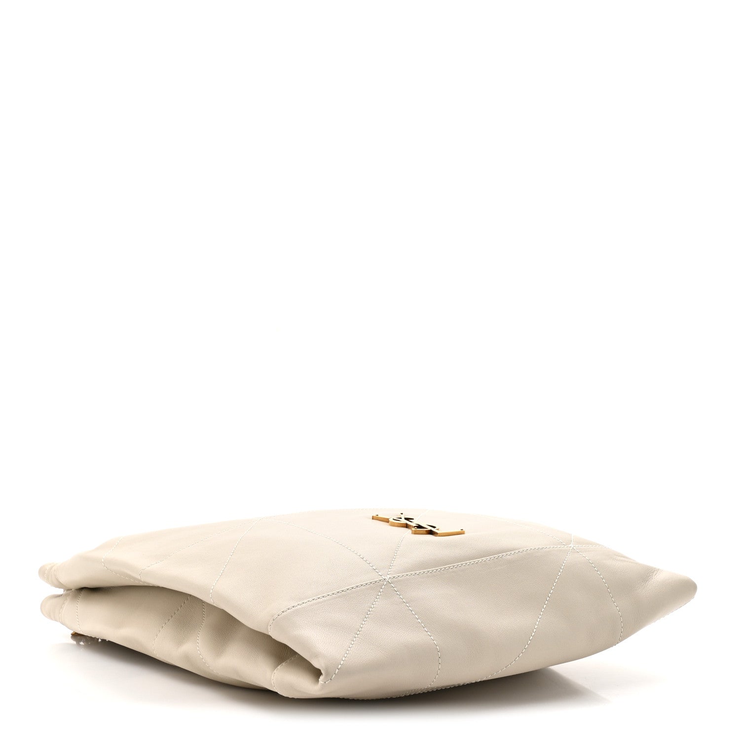 Saint Laurent Lambskin Matelasse Monogram Medium Jamie 4.3 Pochon Crema Soft 5 of 11