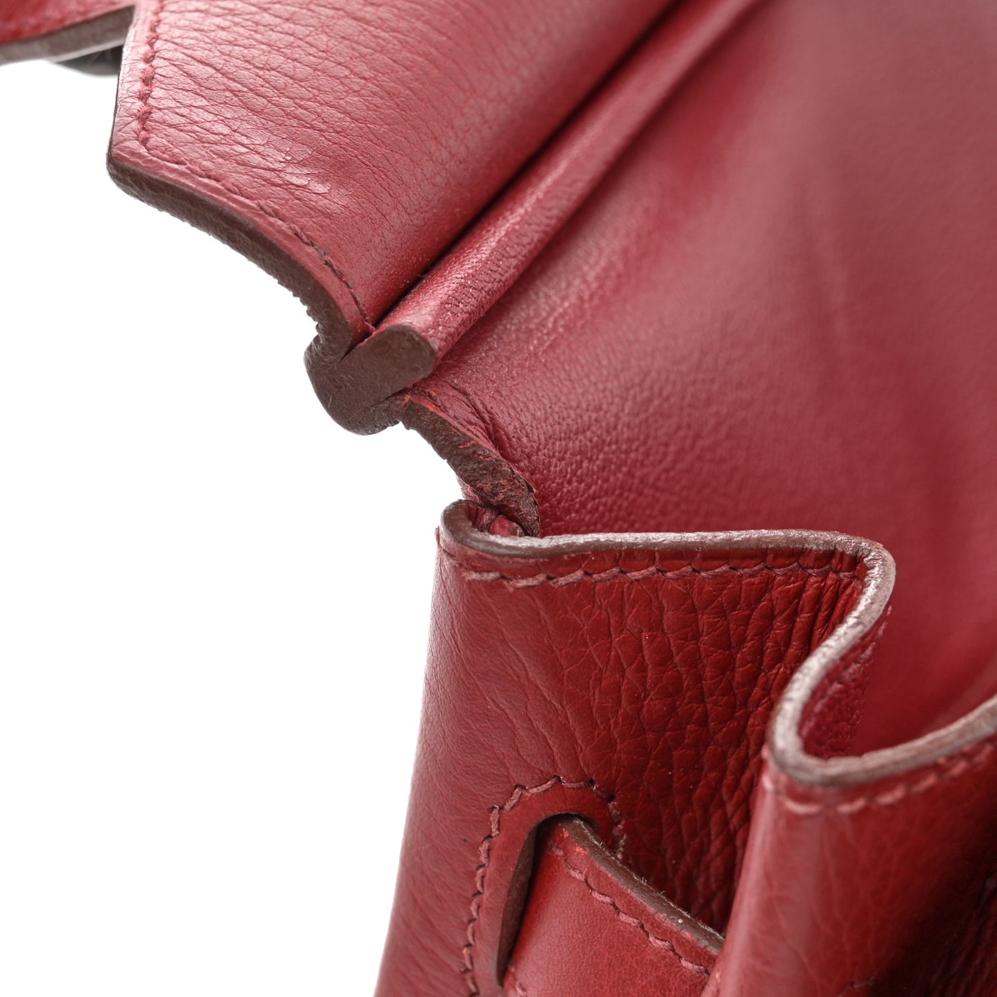 Taurillon Clemence Birkin 30 Rouge Garance