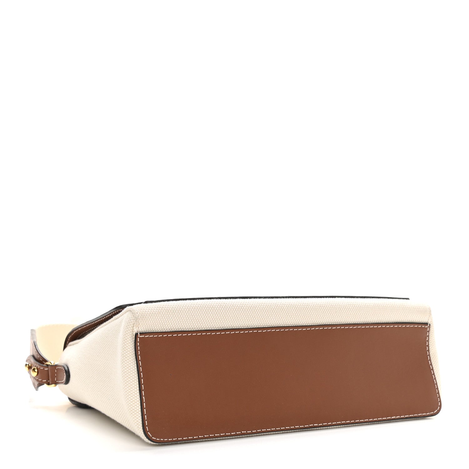 Burberry Canvas Horseferry Print Note Crossbody Bag Natural Tan 4 of 10