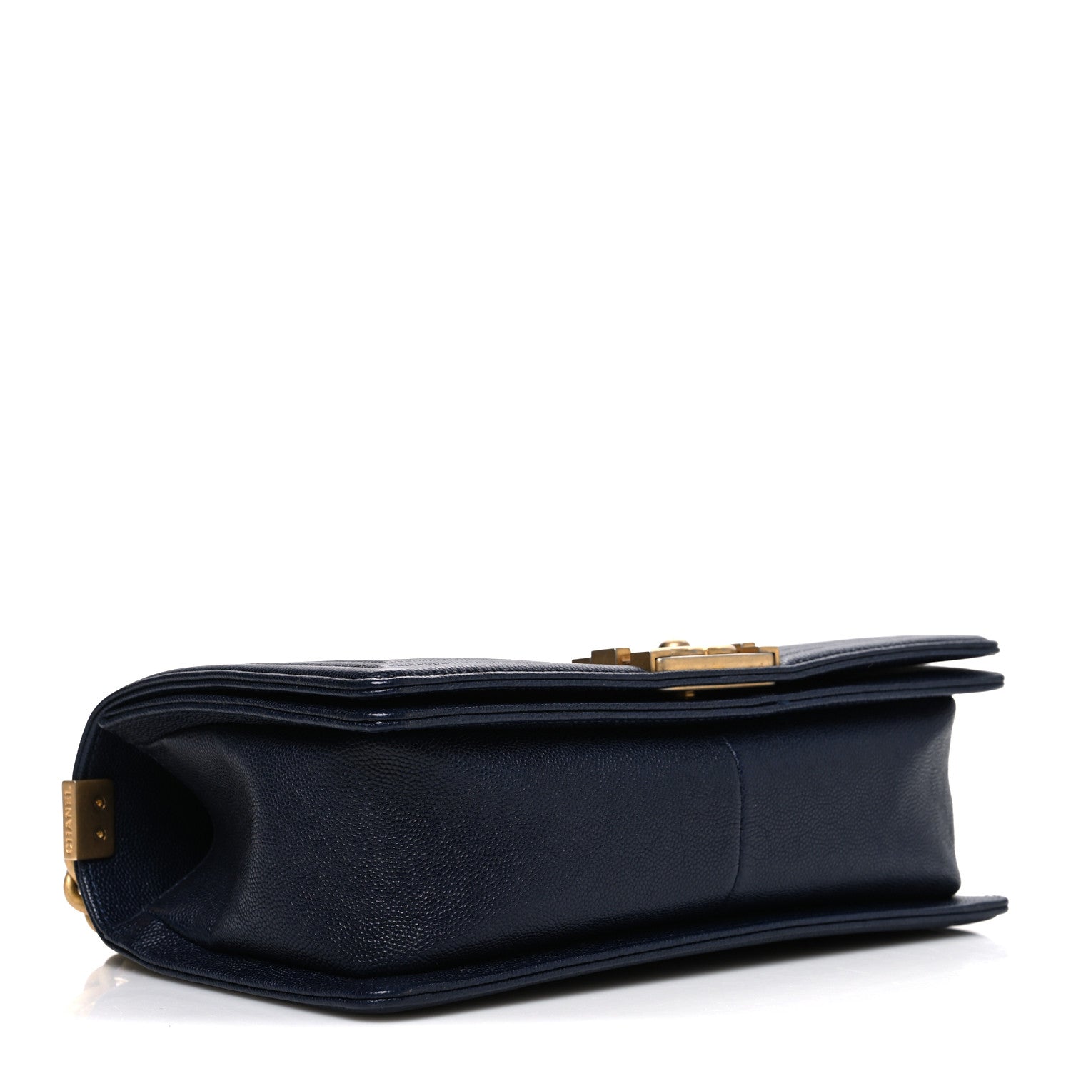 Chanel Caviar Quilted Medium Boy Flap Navy 4 of 10