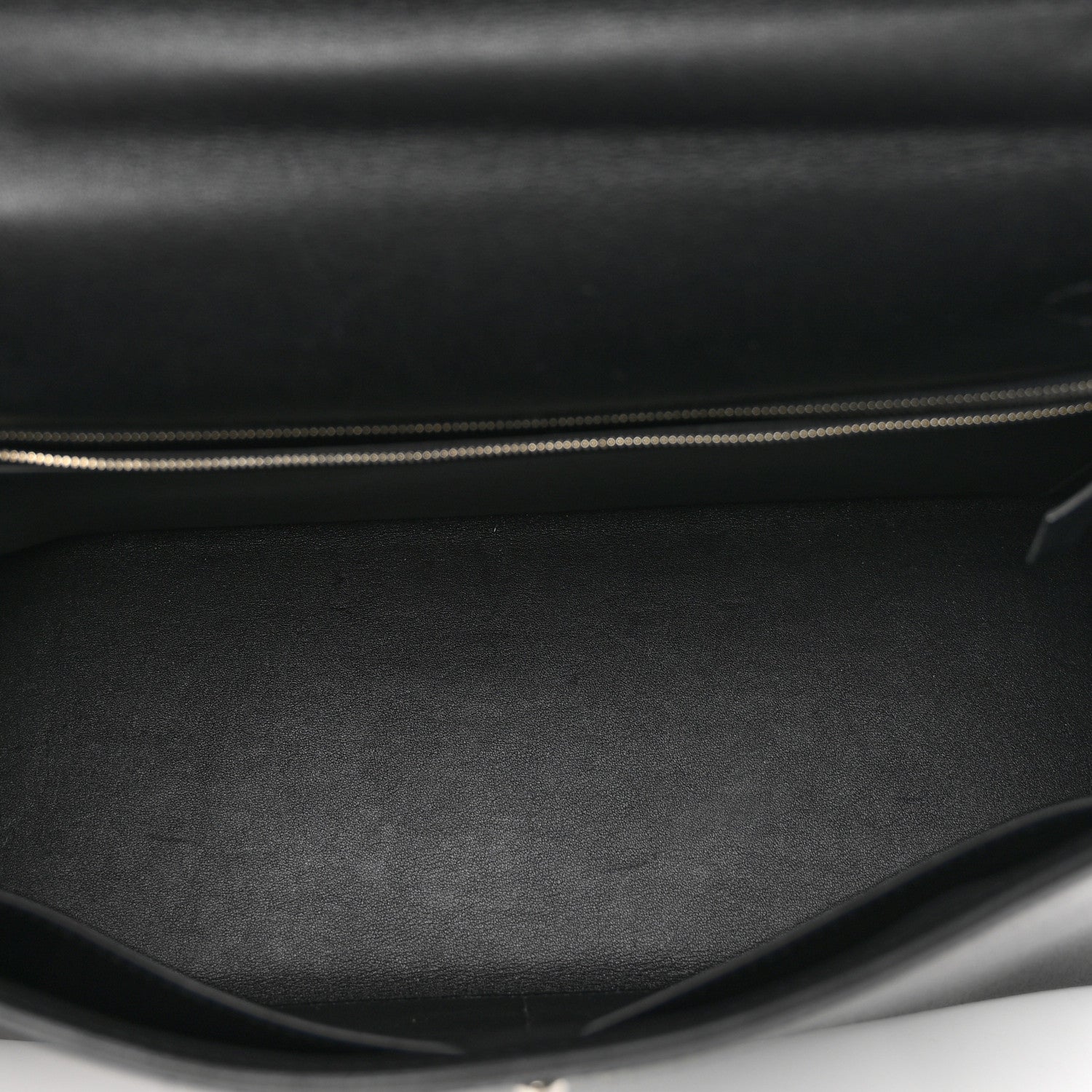 Hermes Berline Toile Swift Kelly Sellier 32 Black Ecru 5 of 11