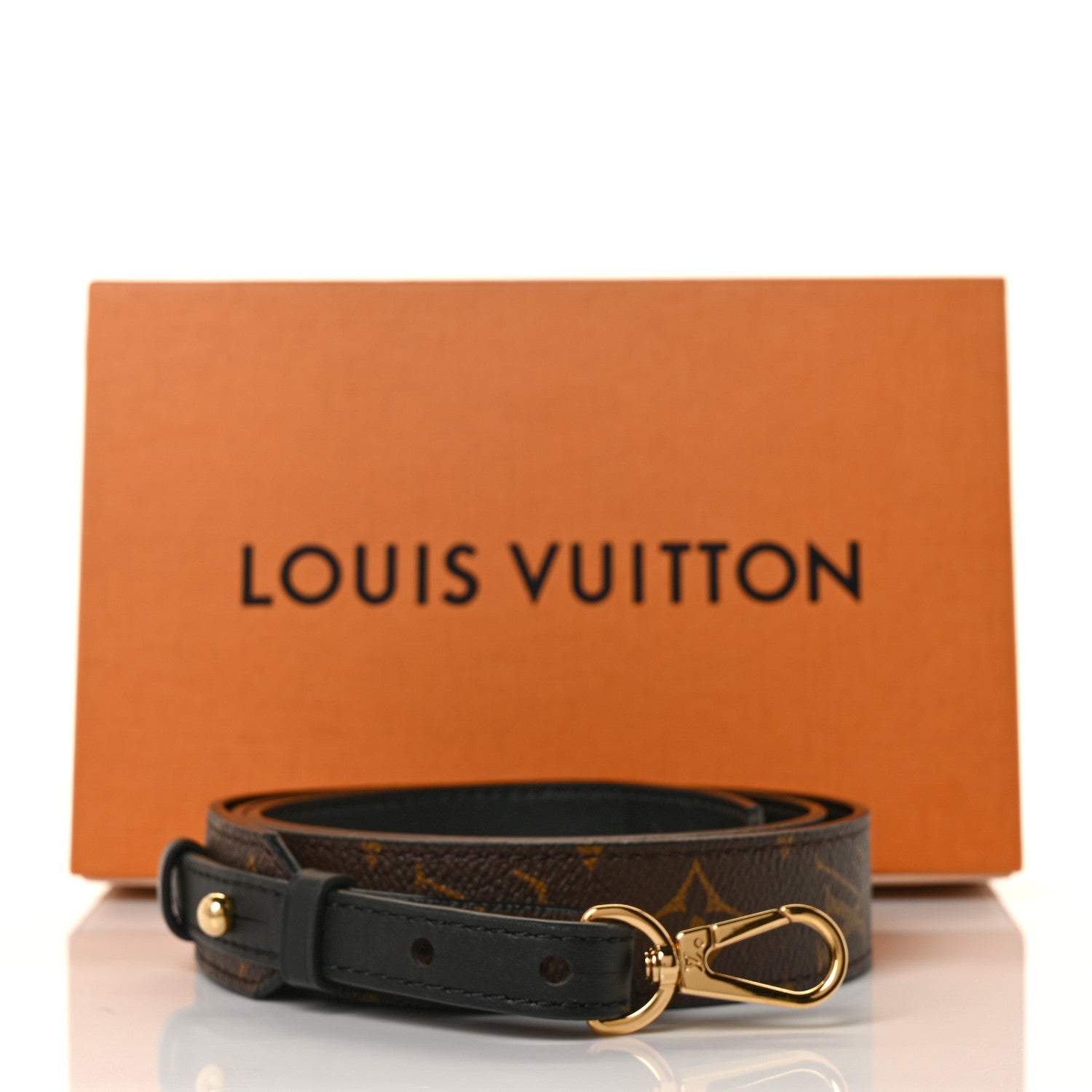 Louis Vuitton Monogram Bandouliere Shoulder Strap XL Black 5 of 5