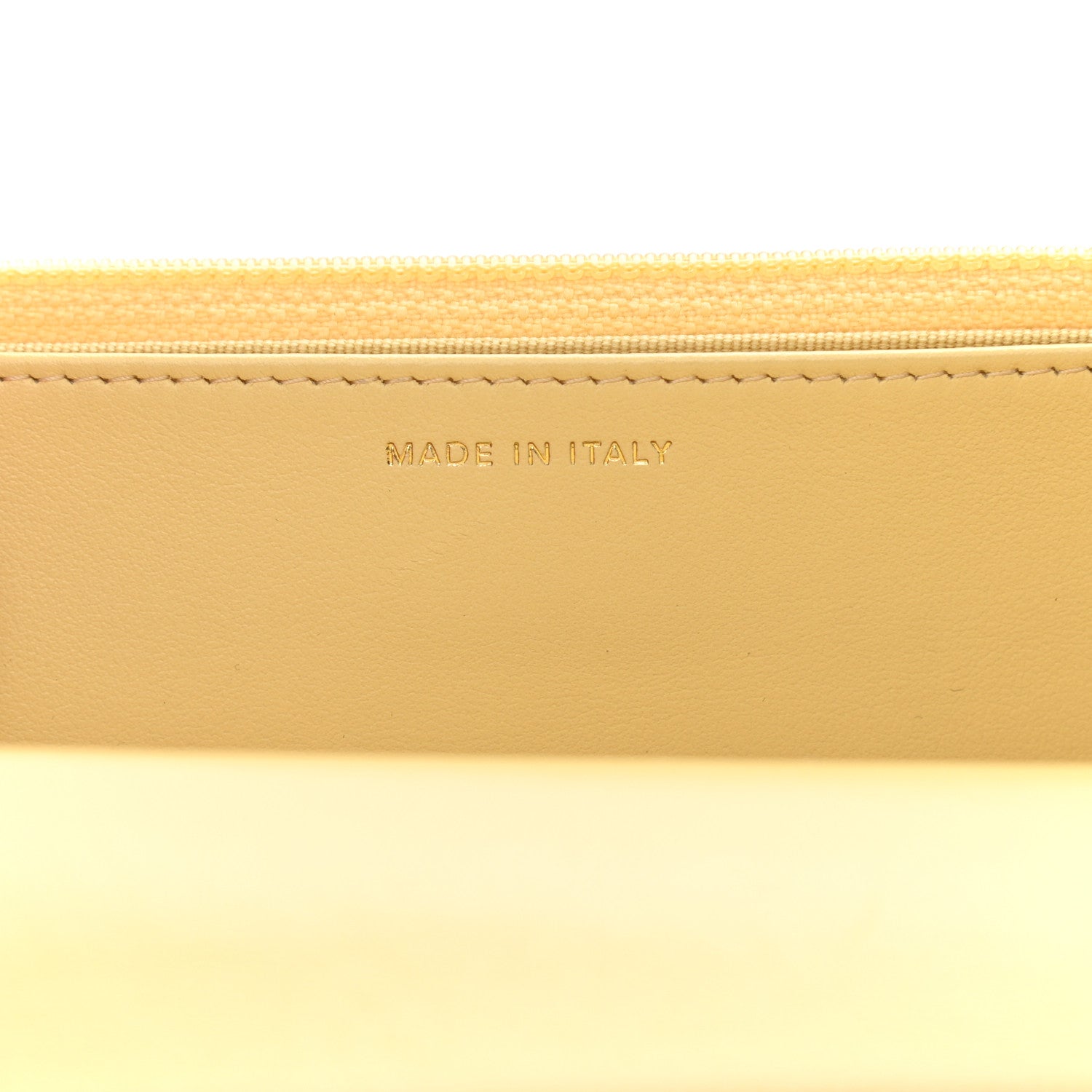 Chanel Lambskin Quilted Chanel 19 Wallet On Chain WOC Yellow 7 of 11