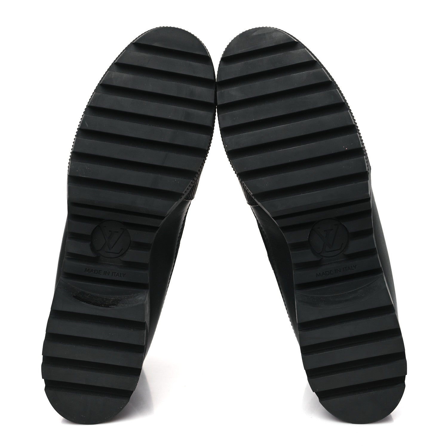 Louis Vuitton Velvet Calfskin Monogram Laureate Platform Desert Boots 41 Black White 5 of 7