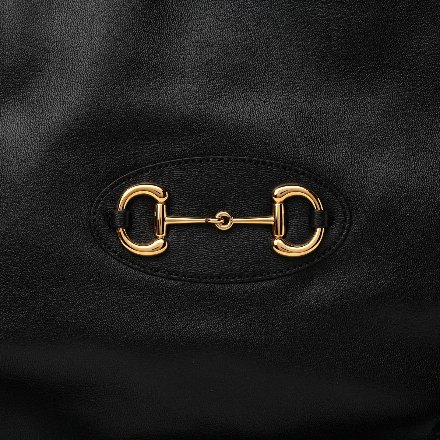 Calfskin Large Horsebit 1955 Tote Bag Black