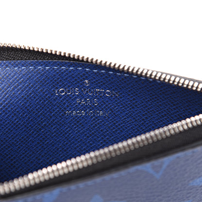 Louis Vuitton Monogram Taiga Coin Card Holder Cobalt 5 of 7