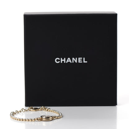 Chanel Crystal CC Chain Bracelet Gold 5 of 5
