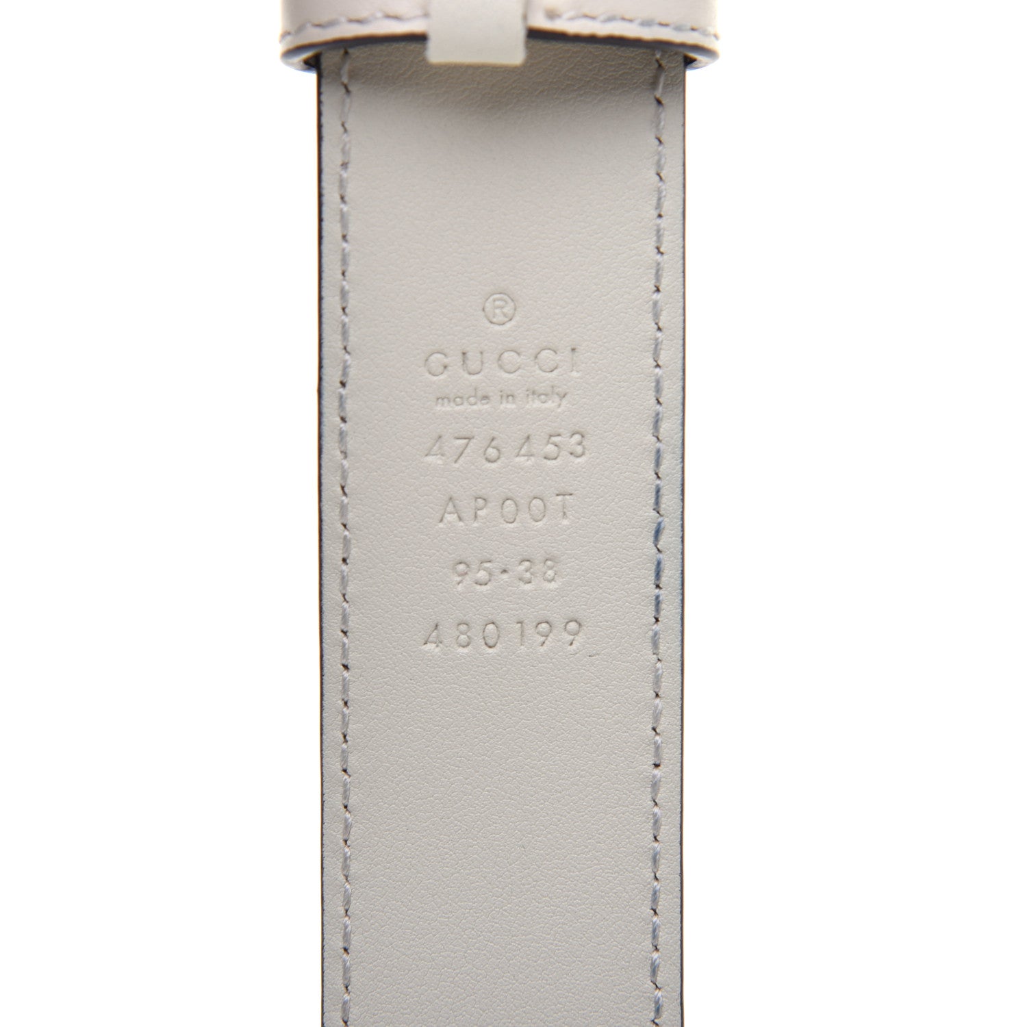 Gucci Calfskin Dionysus 30mm Belt 95 38 Mystic White 4 of 6