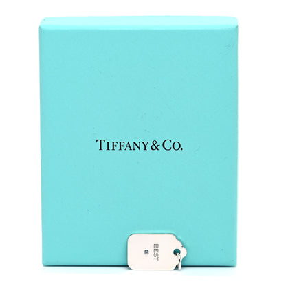 Tiffany Sterling Silver Diamond Best Logo Charm 5 of 5