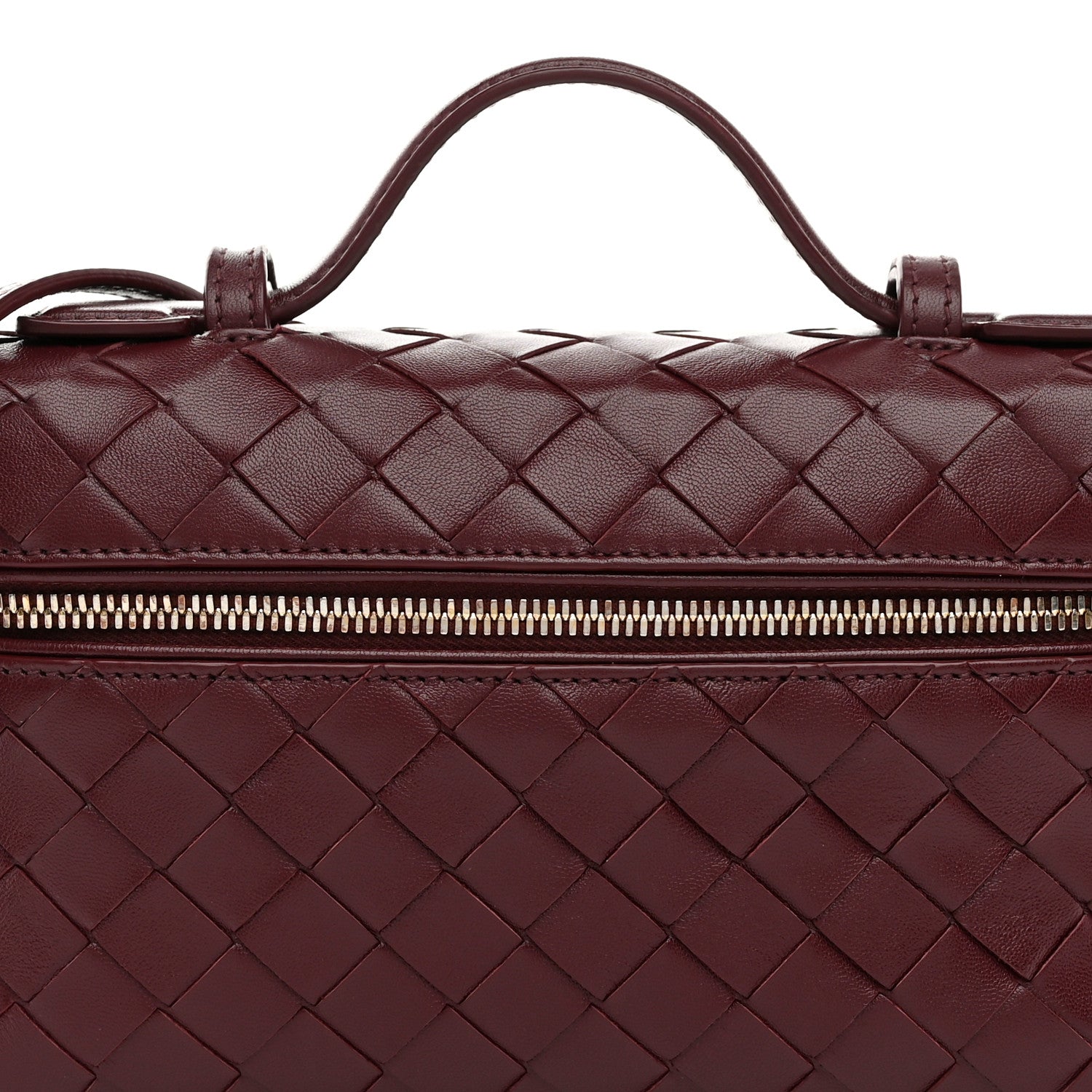 Bottega Veneta Nappa Intrecciato Bang Bang Vanity Case Barolo 7 of 9
