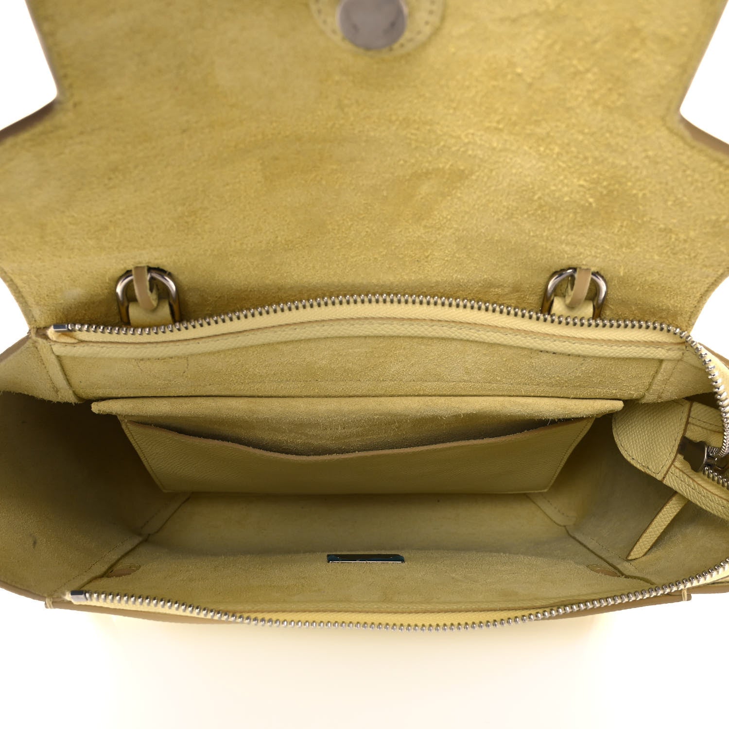 Celine Grained Calfskin Micro Belt Bag Bergamote 4 of 10