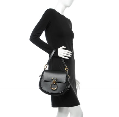 Chloe Calfskin Large Tess Bag Black 2 of 8
