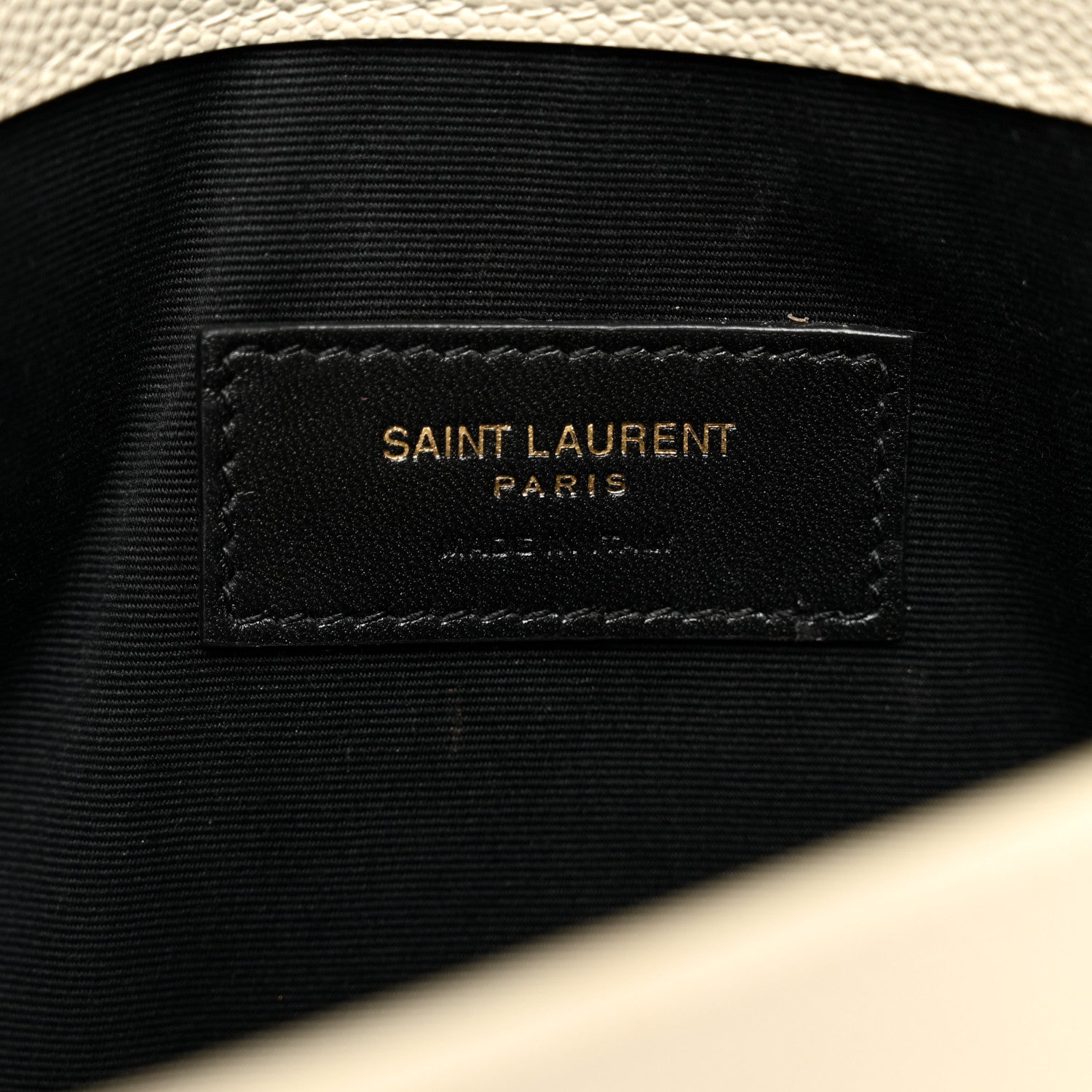 Saint Laurent Grain De Poudre Uptown Pouch Crema Soft 6 of 9