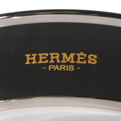 Hermes Enamel Wide Caleche Bracelet 65 Petrole Bleu 4 of 5
