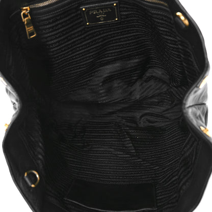 Prada Soft Calf Tote Black 5 of 8