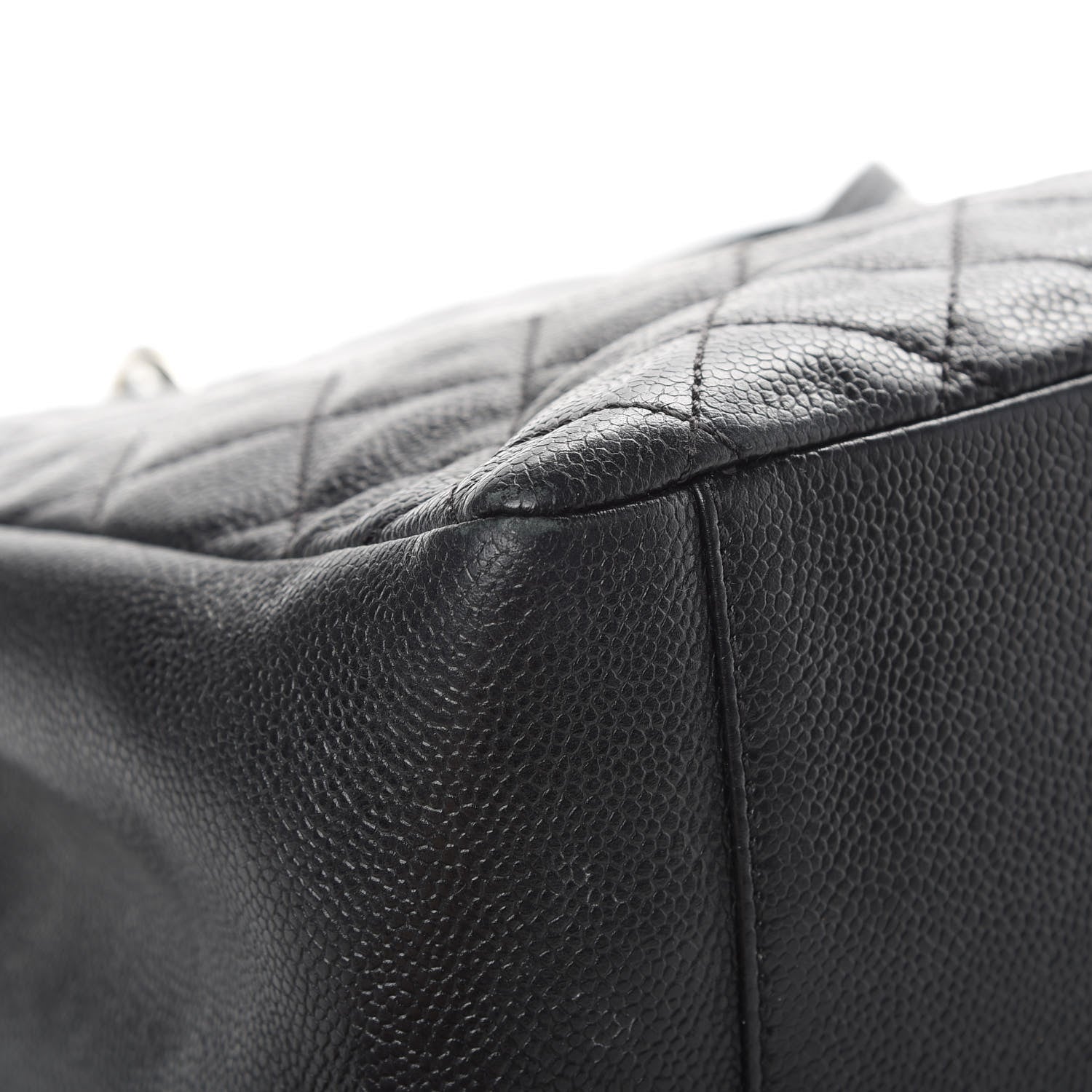 Chanel Caviar Quilted Grand Shopping Tote GST Black 9 of 14
