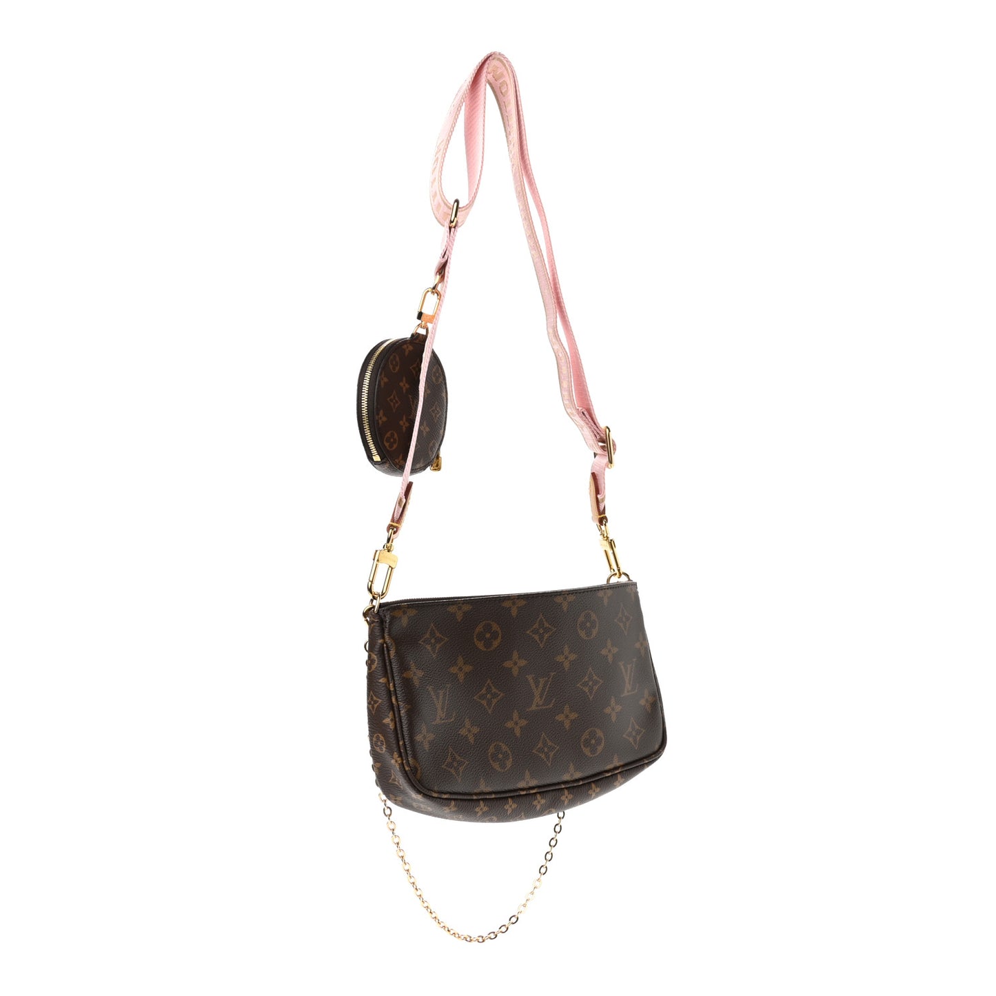 Monogram Multi Pochette Accessories Rose Clair