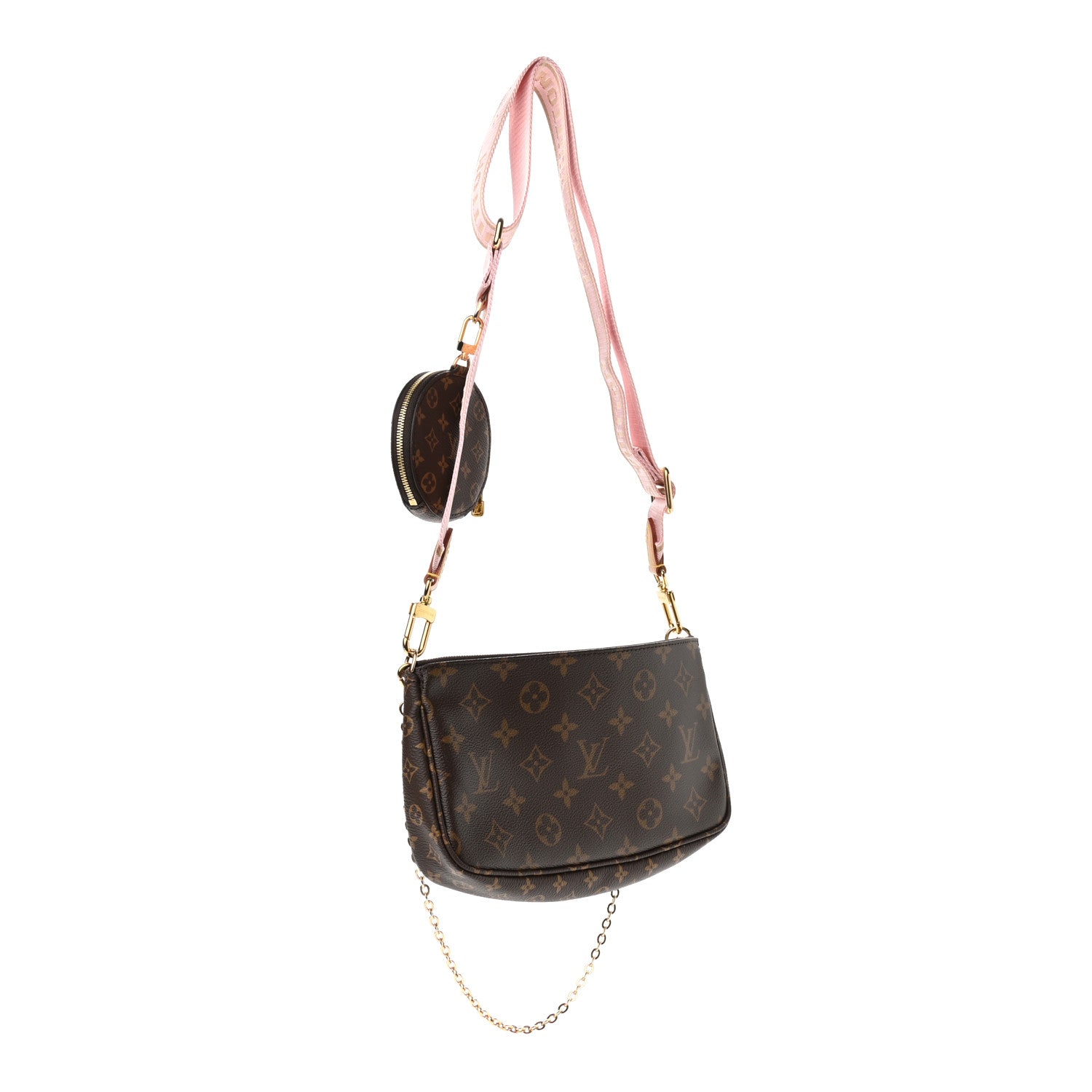 Louis Vuitton Monogram Multi Pochette Accessories Rose Clair 3 of 15