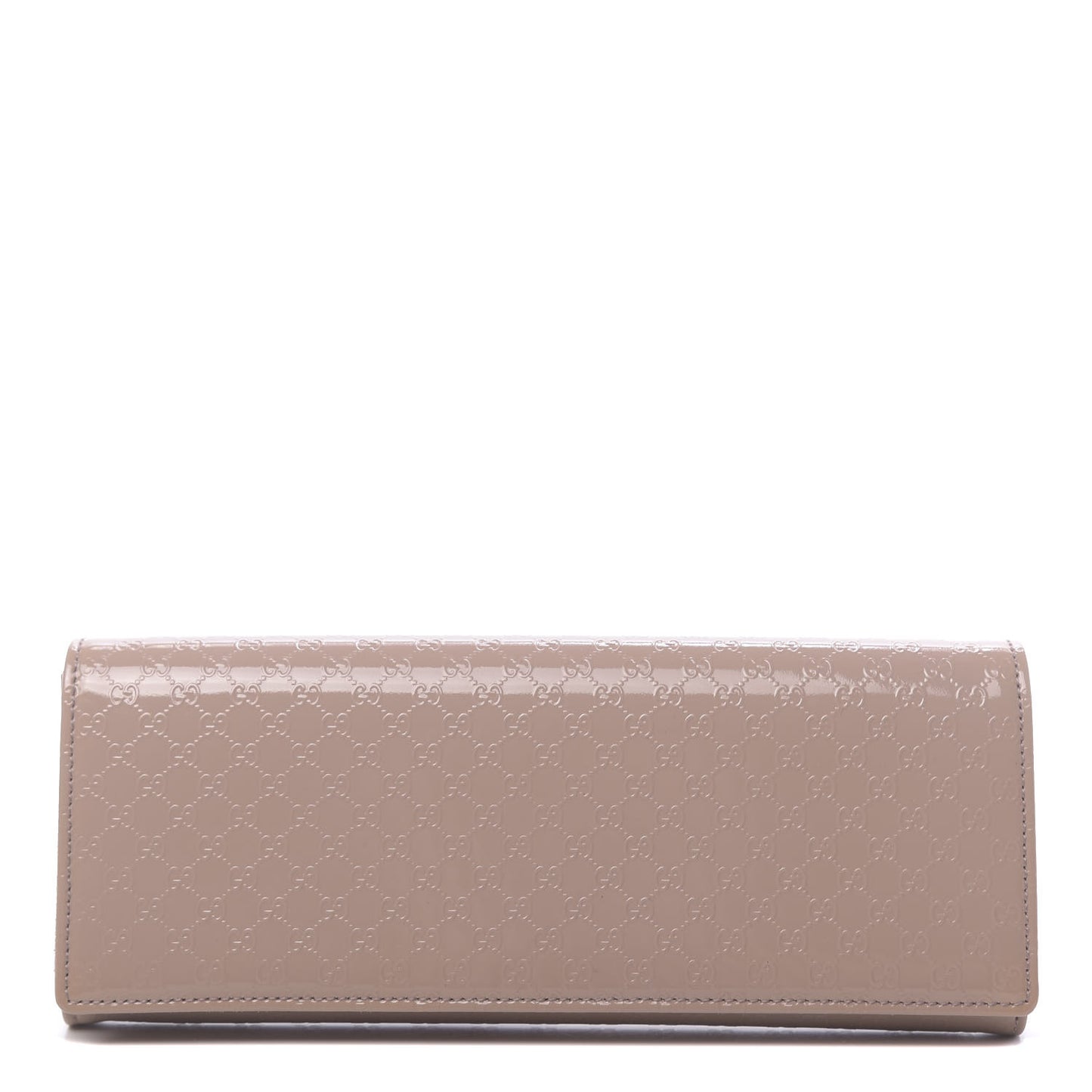 Patent Microguccissima Small Broadway Clutch Dark Cipria
