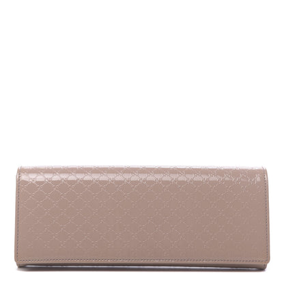 Gucci Patent Microguccissima Small Broadway Clutch Dark Cipria 1 of 9