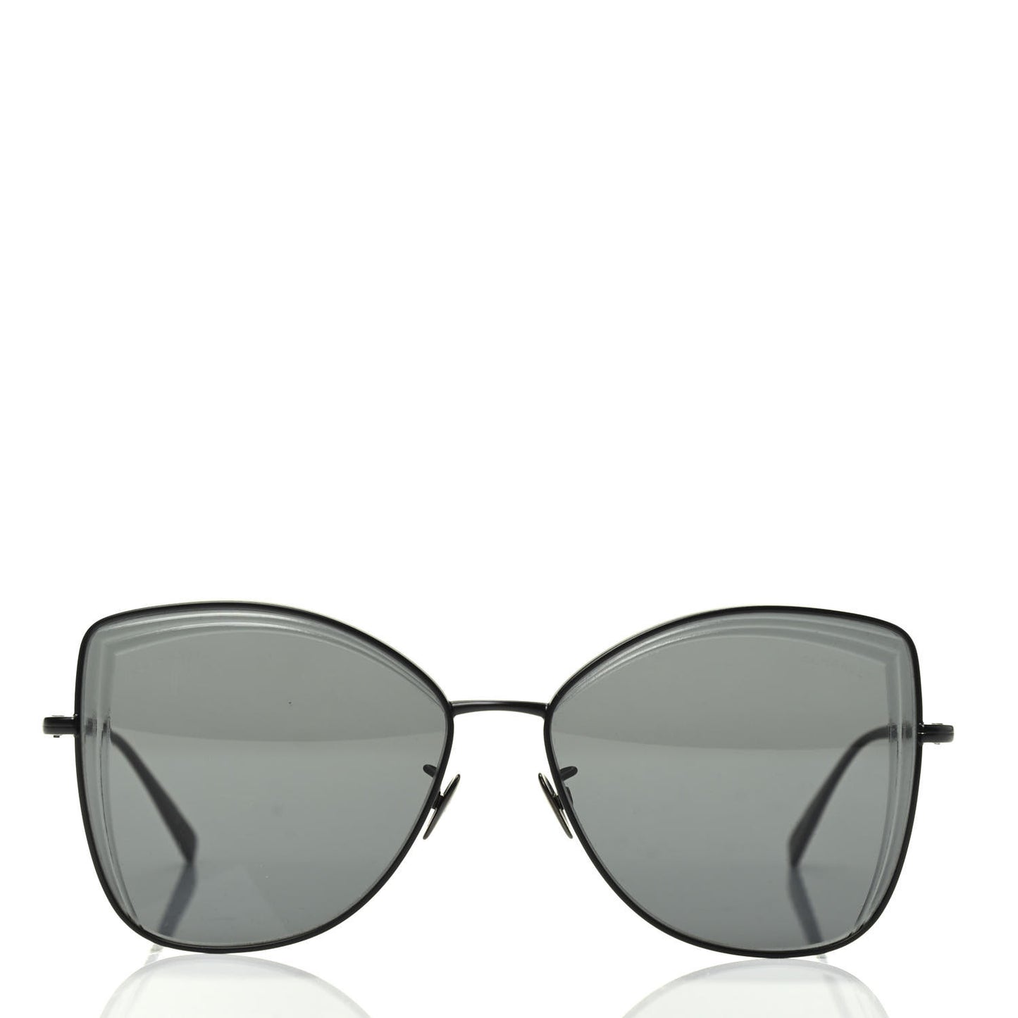 Metal Butterfly Sunglasses 4253 Black