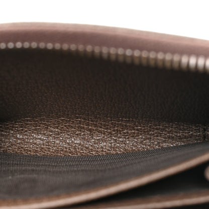 Gucci GG Supreme Web Ophidia Zip Around Card Case Brown 6 of 9