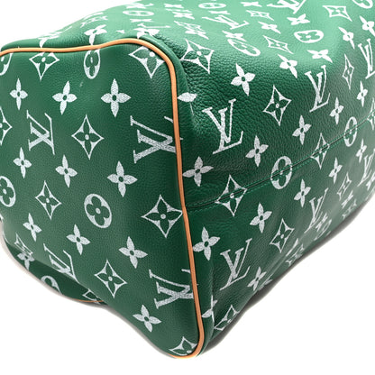 Louis Vuitton Calfskin Monogram Speedy P9 Bandouliere 40 Green 9 of 10