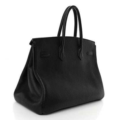 Hermes Fjord Birkin 35 Black 3 of 10
