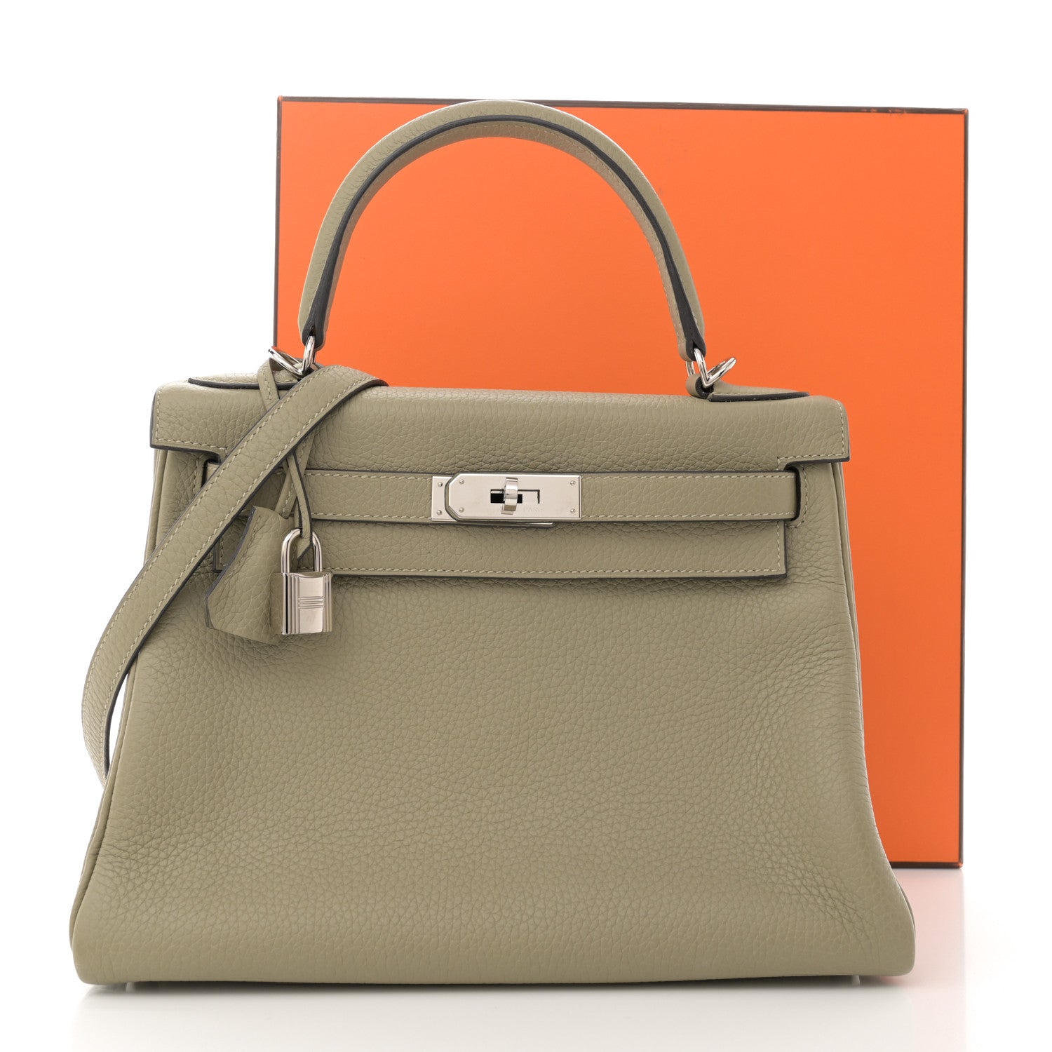 Hermes Taurillon Clemence Kelly Retourne 28 Sauge 13 of 13