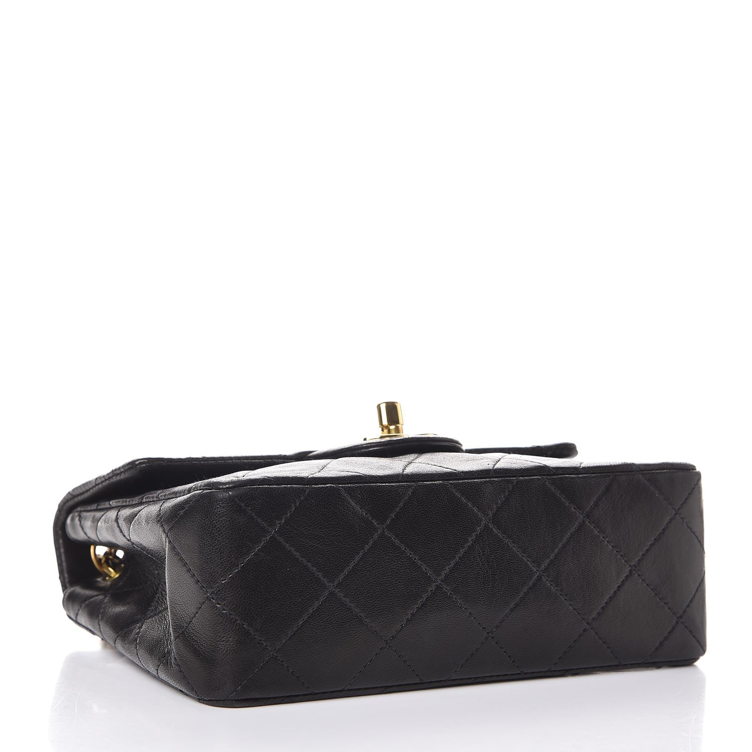Chanel Lambskin Quilted Mini Square Flap Black 4 of 8