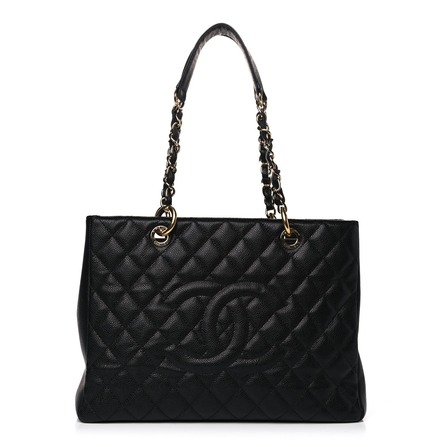 Chanel Caviar Quilted Grand Shopping Tote GST Black 1 of 13