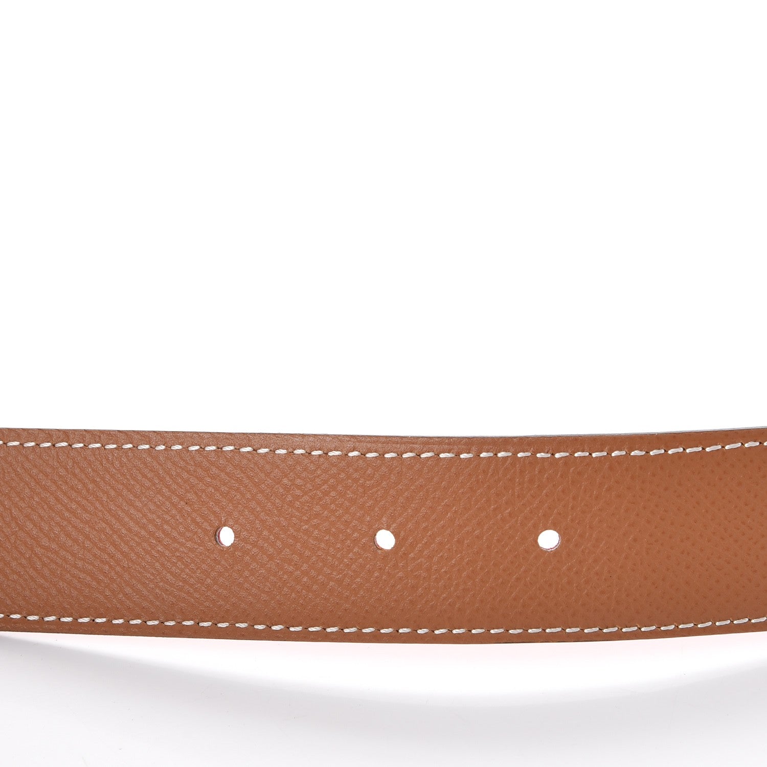 Hermes Epsom Swift 32mm H Belt 95 Gold Capucine 6 of 7