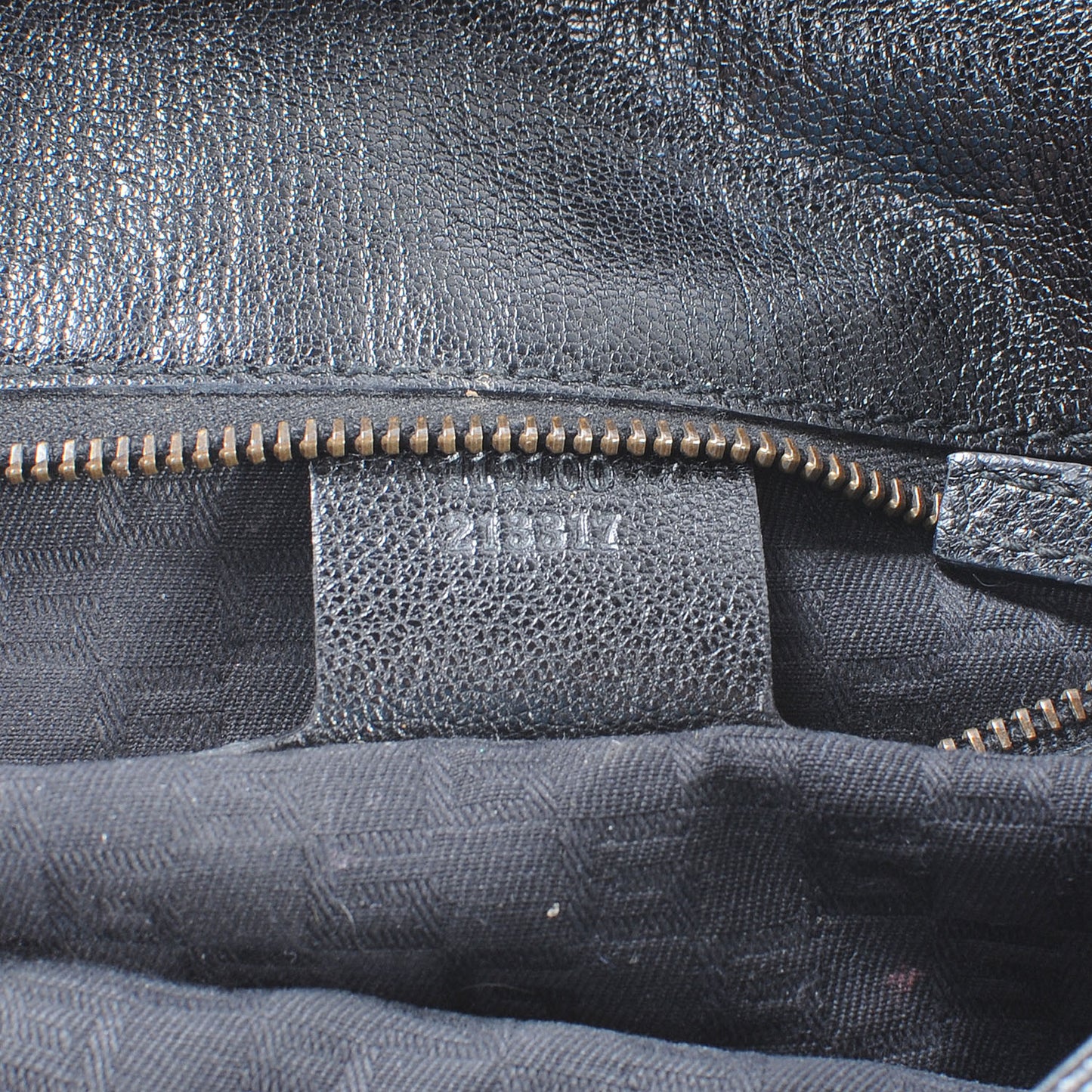 Leather Blondie Medium Flap Black