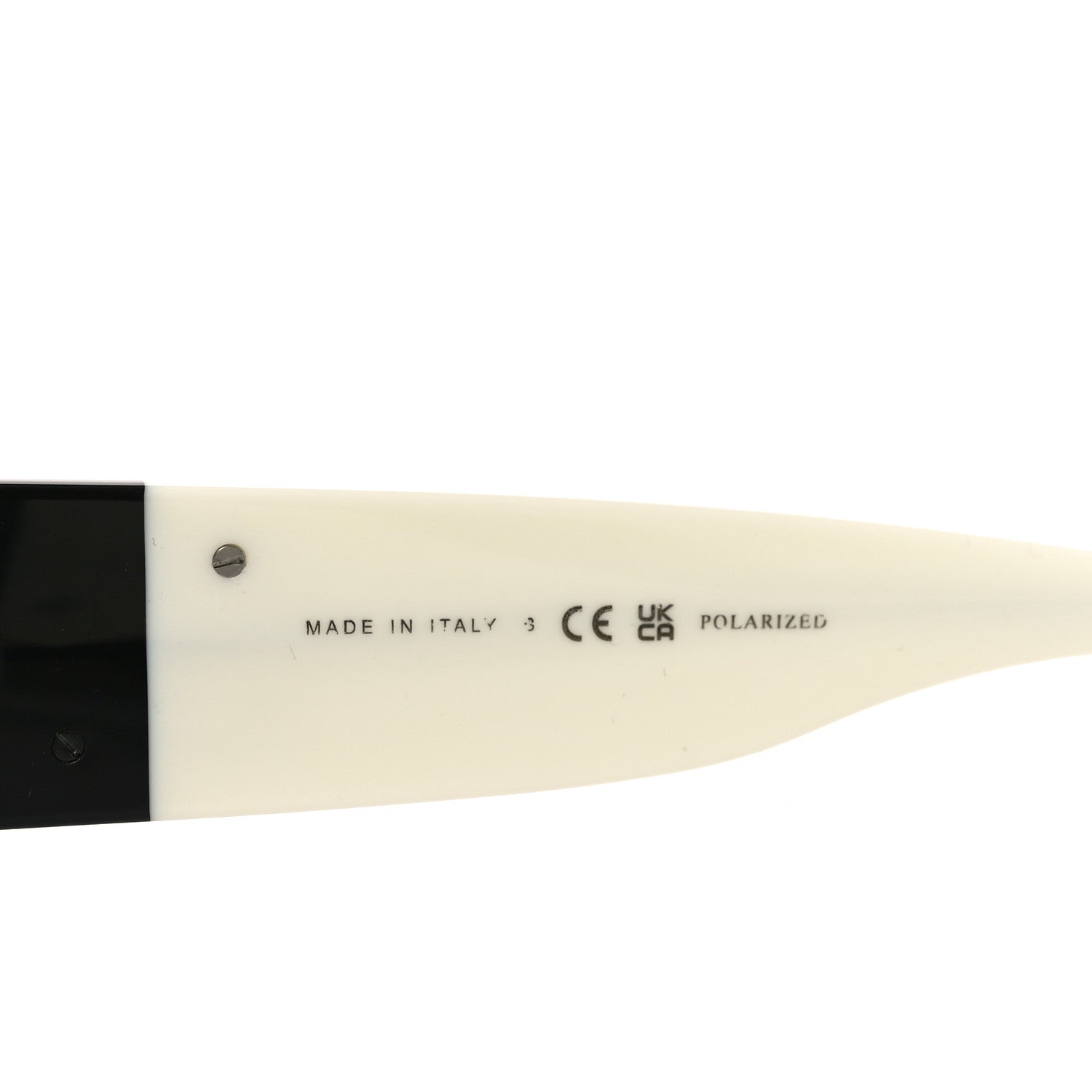 Chanel Acetate Polarized Rectangle Sunglasses 5525-A Black White 6 of 7