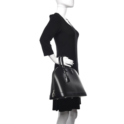 Louis Vuitton Epi Alma MM Black 2 of 12