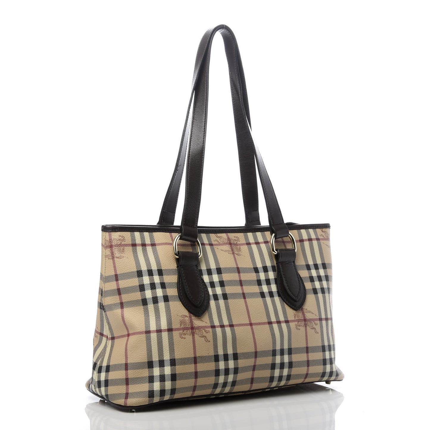 Haymarket Check Medium Regent Tote Chocolate