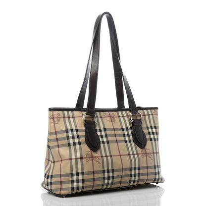 Burberry Haymarket Check Medium Regent Tote Chocolate 3 of 12
