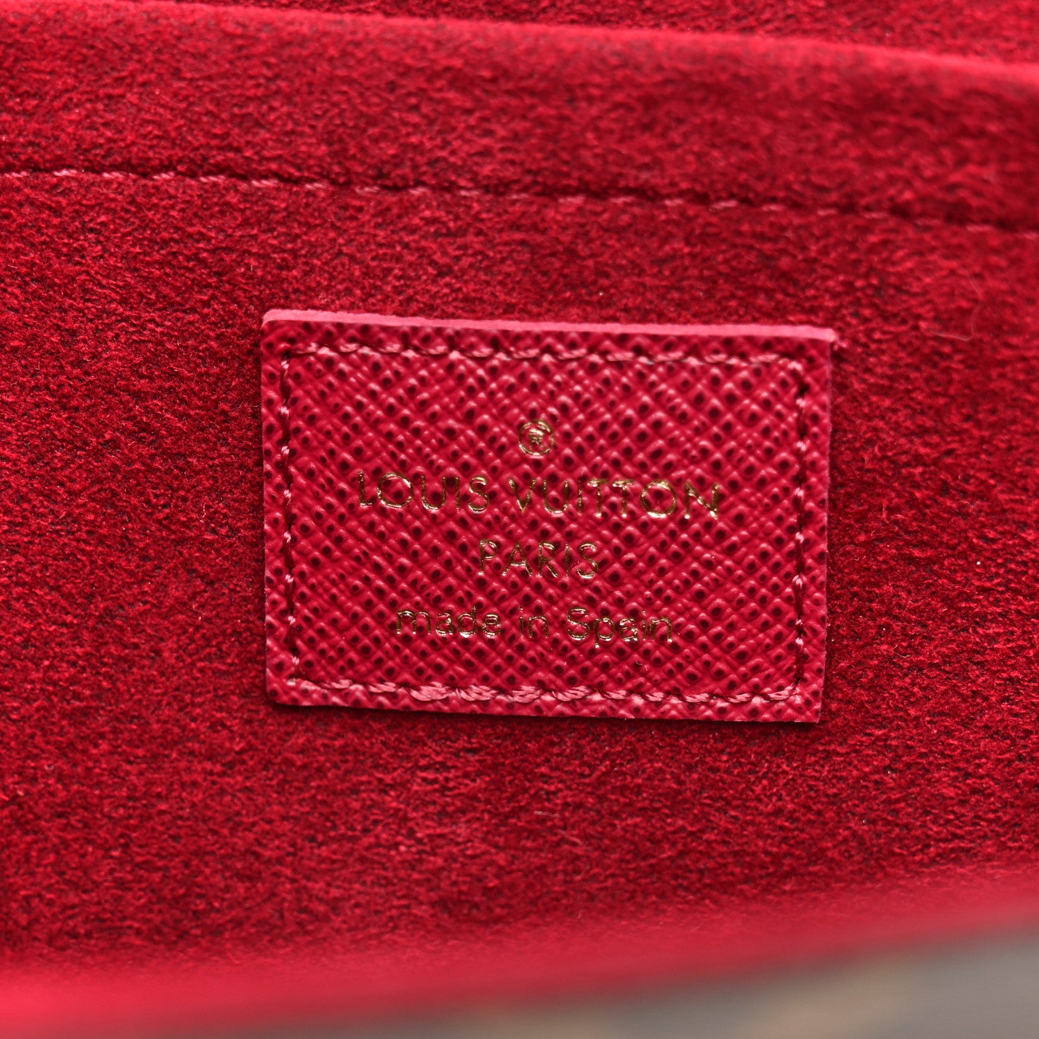 Louis Vuitton Monogram Pochette Felicie Chain Wallet Fuchsia 7 of 13