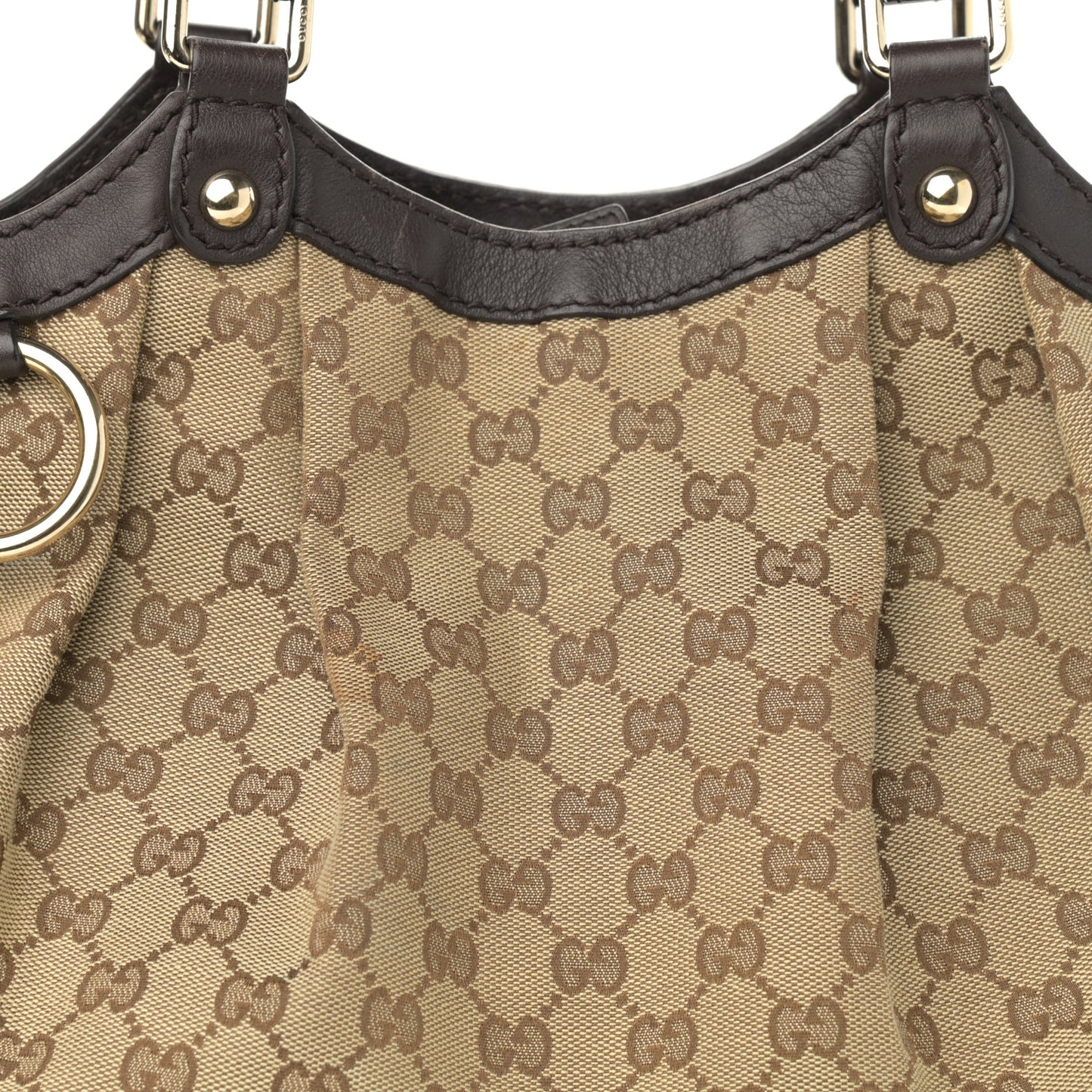 Monogram Medium Sukey Tote Dark Brown