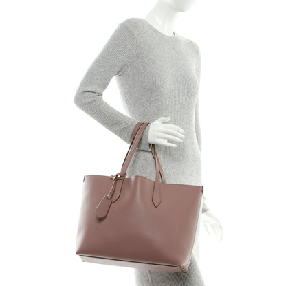 Burberry Grainy Calfskin Medium Lavenby Reversible Tote Mauve 2 of 12