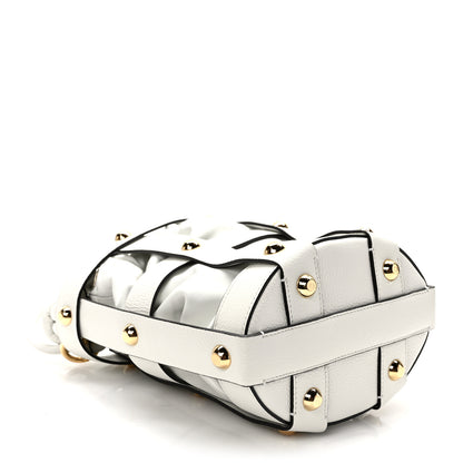 Salvatore Ferragamo Calfskin Cage Bag White 4 of 9