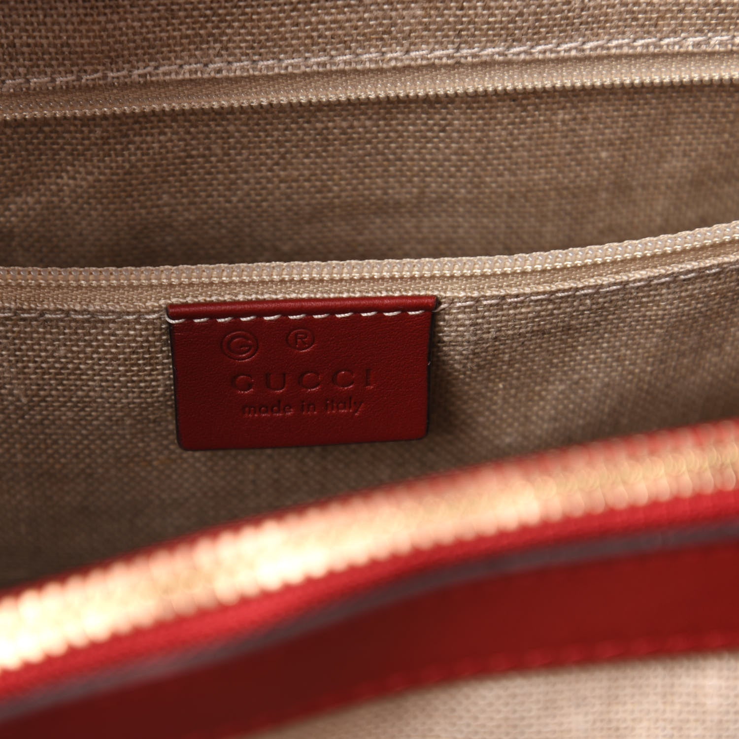 Gucci Soft Microguccissima Large Tote Red 8 of 10