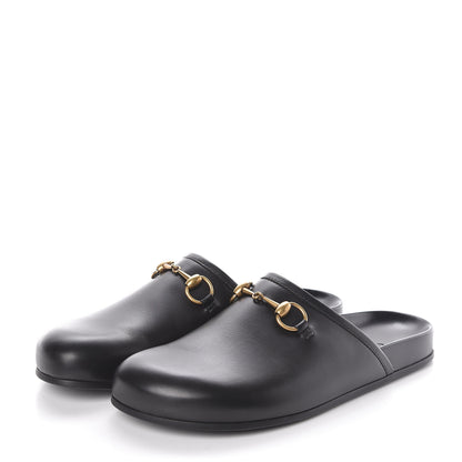 Gucci Calfskin Mens Horsebit River Slippers 8 Black 3 of 8
