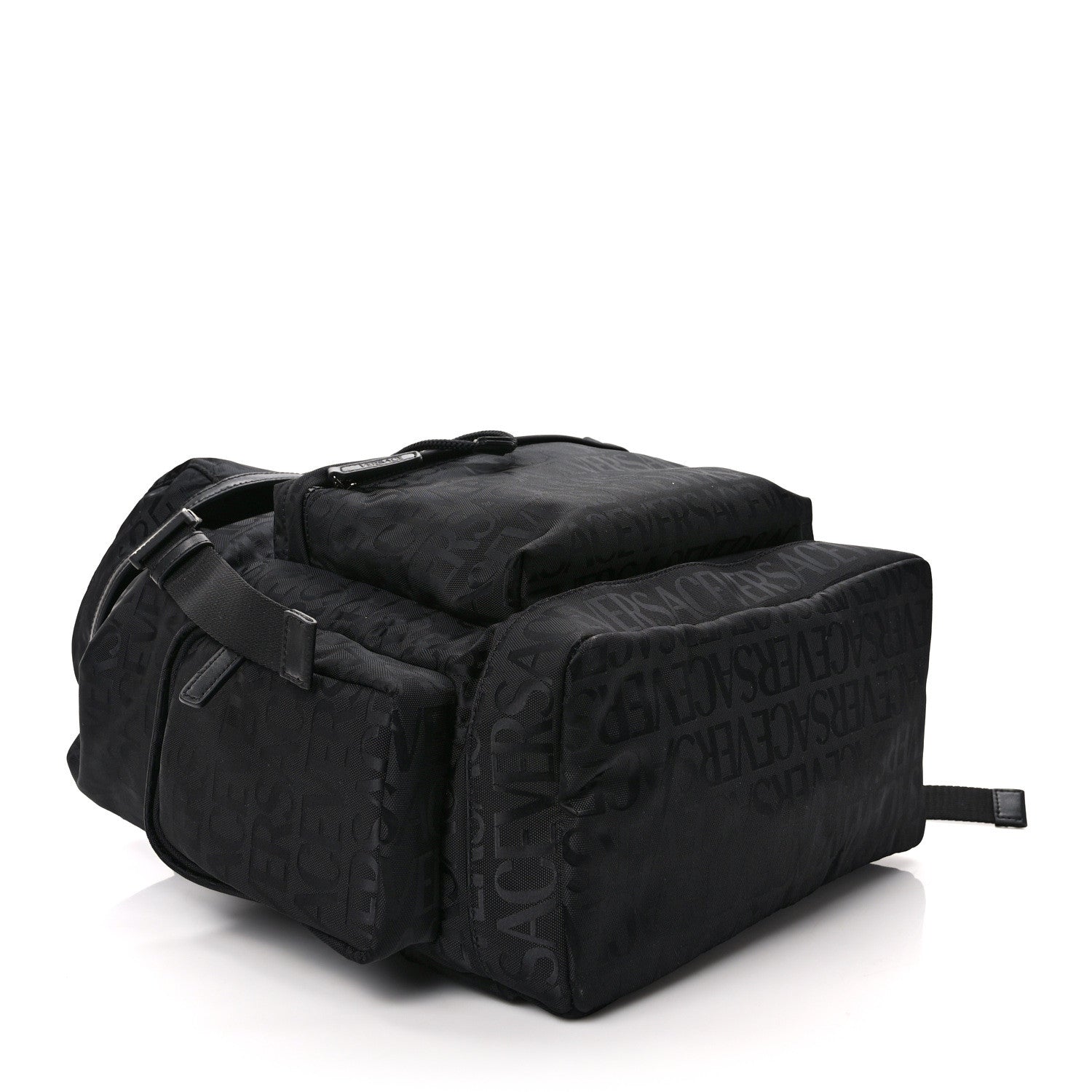 Versace Nylon Logo Neo Backpack Black 4 of 9