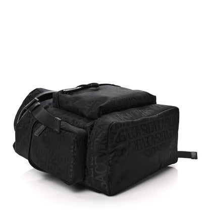 Versace Nylon Logo Neo Backpack Black 4 of 9
