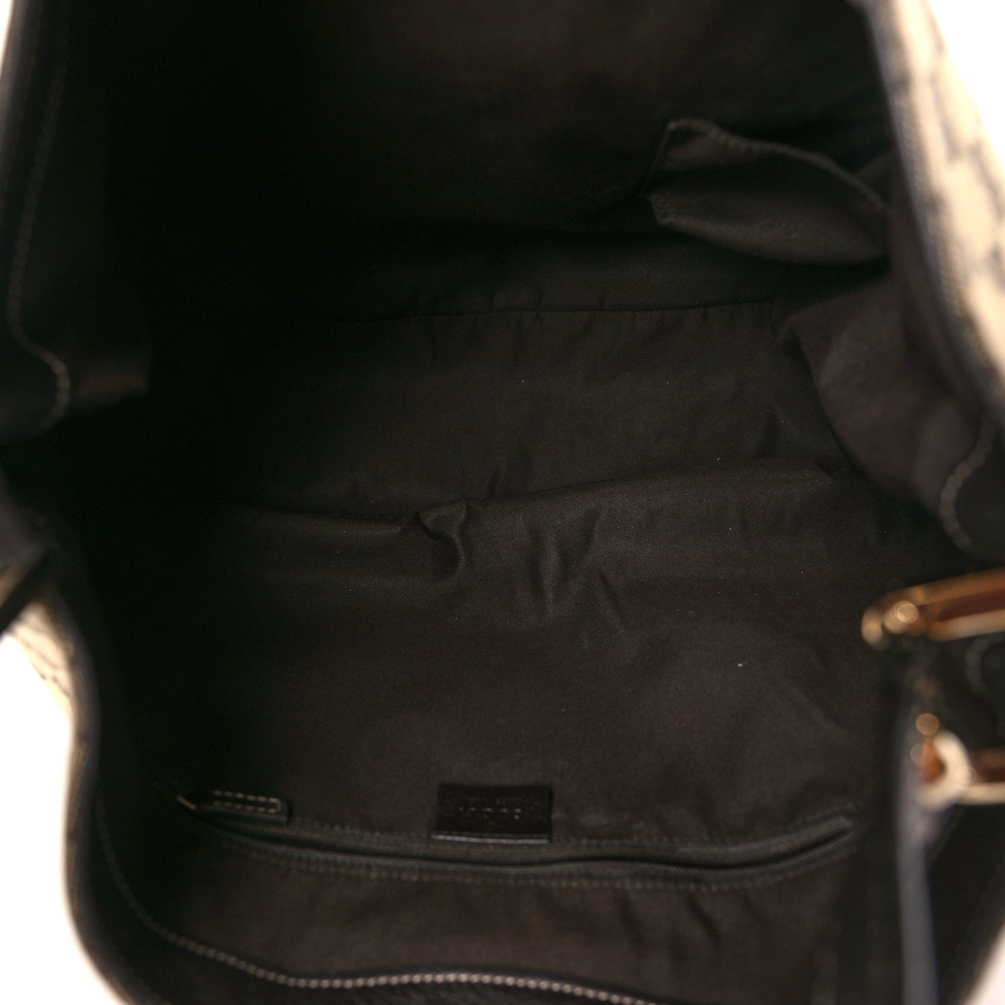 Monogram Large New Ladies Web Hobo Dark Brown