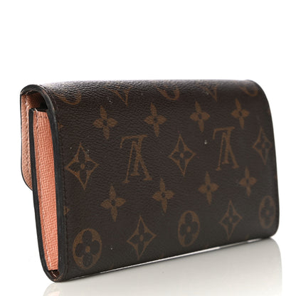 Louis Vuitton Monogram Emilie Wallet Rose Nacre 3 of 20