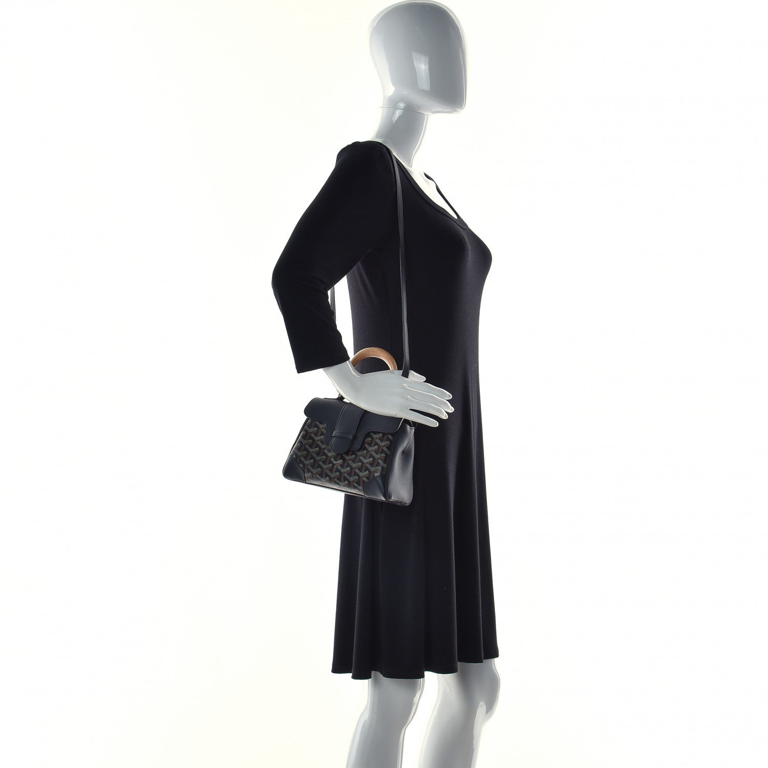 Goyard Goyardine Mini Saigon Black 3 of 14