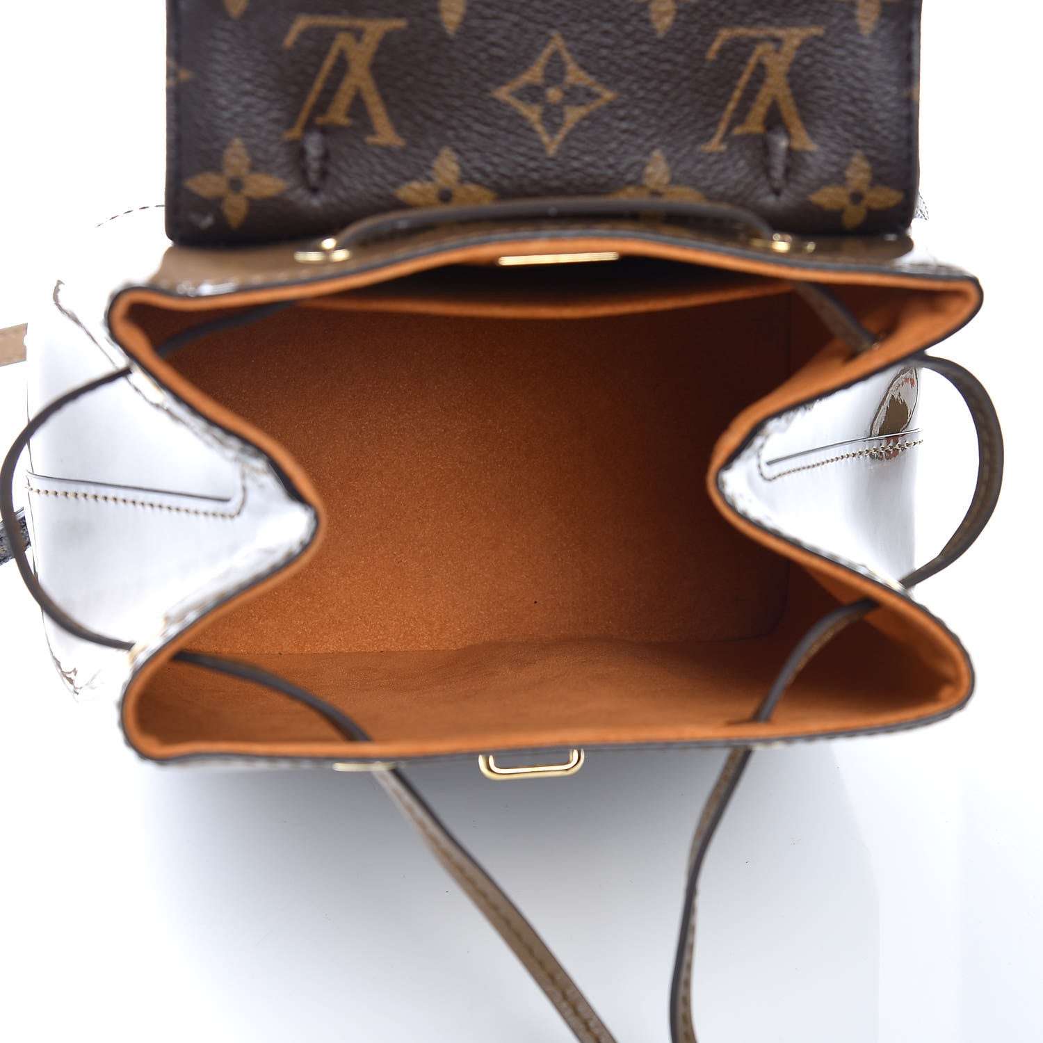 Louis Vuitton Patent Monogram Hot Springs Backpack Vert Bronze 7 of 10