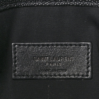 Saint Laurent Grain De Poudre Uptown Pouch Black 6 of 8